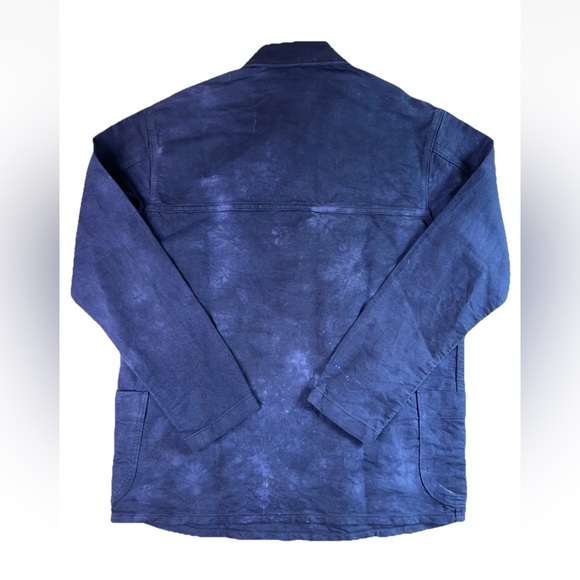 Men’s Henley Shirt Long Sleeve Cotton Blue Size Small New With Tags - Picture 2 of 4